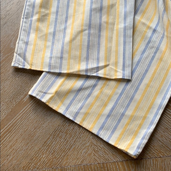 DREW Anthropologie Yellow Blue Stripe Jumpsuit L - Picture 6 of 10